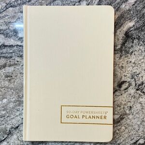 90-Day Powersheets Goal Planner - Natural Linen color